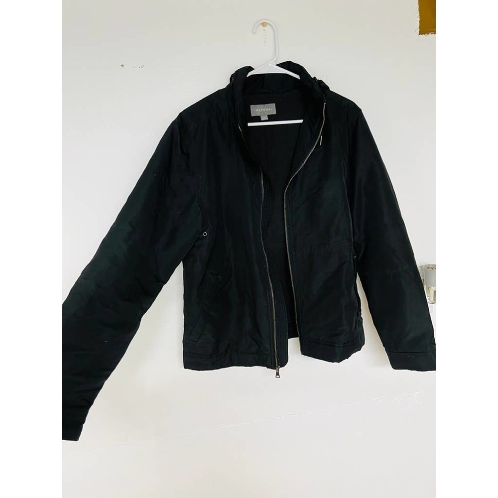 Merona Black Fleece Lined Jacket